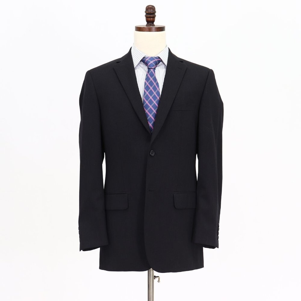 Pronto Uomo 38L Gray Solid 2-Button Sport Coat Blazer Jacket W041